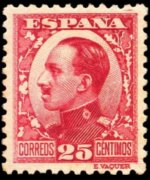 Spagna 1930 - serie Re Alfonso XIII: 25 c