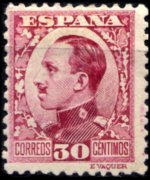Spagna 1930 - serie Re Alfonso XIII: 30 c