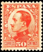 Spagna 1930 - serie Re Alfonso XIII: 50 c