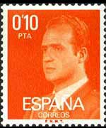 Spagna 1976 - serie Effigie di J. Carlos I: 0,10 pta