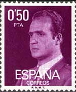 Spagna 1976 - serie Effigie di J. Carlos I: 0,50 pta