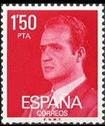 Spagna 1976 - serie Effigie di J. Carlos I: 1,50 pta