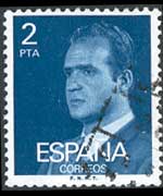 Spagna 1976 - serie Effigie di J. Carlos I: 2 ptas