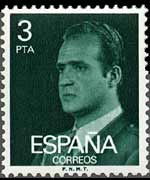 Spagna 1976 - serie Effigie di J. Carlos I: 3 ptas