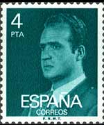 Spagna 1976 - serie Effigie di J. Carlos I: 4 ptas