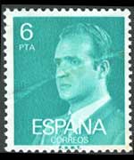 Spagna 1976 - serie Effigie di J. Carlos I: 6 ptas