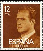 Spagna 1976 - serie Effigie di J. Carlos I: 12 ptas