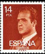 Spagna 1976 - serie Effigie di J. Carlos I: 14 ptas