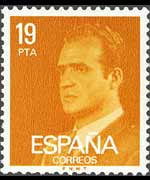 Spagna 1976 - serie Effigie di J. Carlos I: 19 ptas