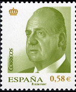 Spagna 2007 - serie Effigie di J. Carlos I: 0,58 €