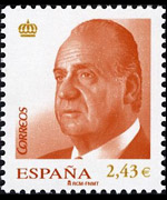 Spagna 2007 - serie Effigie di J. Carlos I: 2,43 €