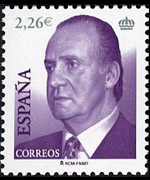 Spagna 2001 - serie Effigie di J. Carlos I: 2,26 €