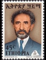 Etiopia 1973 - serie Imperatore Haile Selassie: 45 c