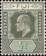 Figi 1903 - serie Re Edoardo VII: ½ p