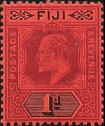 Fiji 1903 - set King Edward VII: 1 p