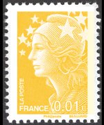 France 2008 - set Beaujard's Marianne: 0,01 €