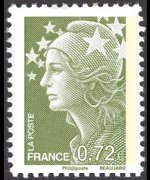 France 2008 - set Beaujard's Marianne: 0,72 €