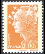 France 2008 - set Beaujard's Marianne: 1,00 €