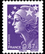 France 2008 - set Beaujard's Marianne: 0,87 €