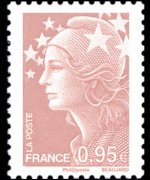 France 2008 - set Beaujard's Marianne: 0,95 €