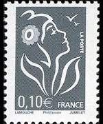 France 2005 - set Lamouche's Marianne: 0,10 €