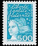 France 1997 - set Luquet's Marianne: 5 fr