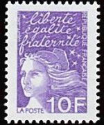 France 1997 - set Luquet's Marianne: 10 fr