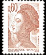France 1982 - set Delacroix' Marianne: 60 c
