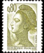 Francia 1982 - serie Marianna di Delacroix: 80 c