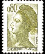 Francia 1982 - serie Marianna di Delacroix: 80 c