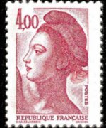 France 1982 - set Delacroix' Marianne: 4 fr