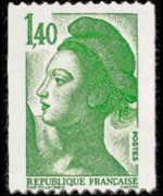Francia 1982 - serie Marianna di Delacroix: 1,40 fr