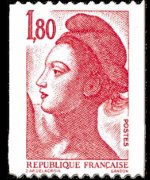 France 1982 - set Delacroix' Marianne: 1,80 fr