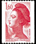 France 1982 - set Delacroix' Marianne: 1,60 fr