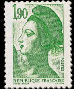 France 1982 - set Delacroix' Marianne: 1,90 fr