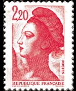 Francia 1982 - serie Marianna di Delacroix: 2,20 fr