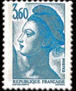 France 1982 - set Delacroix' Marianne: 3,60 fr