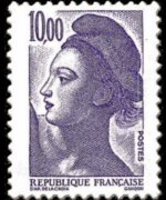 Francia 1982 - serie Marianna di Delacroix: 10 fr
