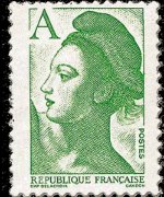 France 1982 - set Delacroix' Marianne: A