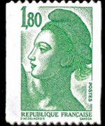 Francia 1982 - serie Marianna di Delacroix: 1,80 fr