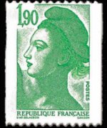 Francia 1982 - serie Marianna di Delacroix: 1,90 fr