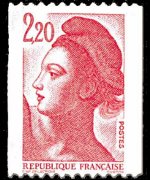 France 1982 - set Delacroix' Marianne: 2,20 fr