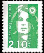 Francia 1990 - serie Marianna di Briat: 2,10 fr