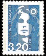 France 1990 - set Briat's Marianne: 3,20 fr