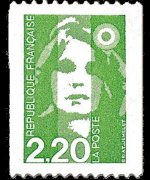 Francia 1990 - serie Marianna di Briat: 2,20 fr