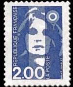 France 1990 - set Briat's Marianne: 2 fr