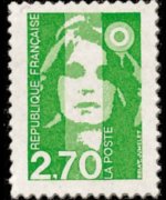 France 1990 - set Briat's Marianne: 2,70 fr