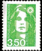 France 1990 - set Briat's Marianne: 3,50 fr