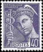 France 1938 - set Mercury: 40 c