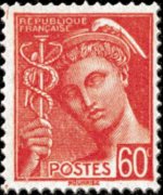 France 1938 - set Mercury: 60 c